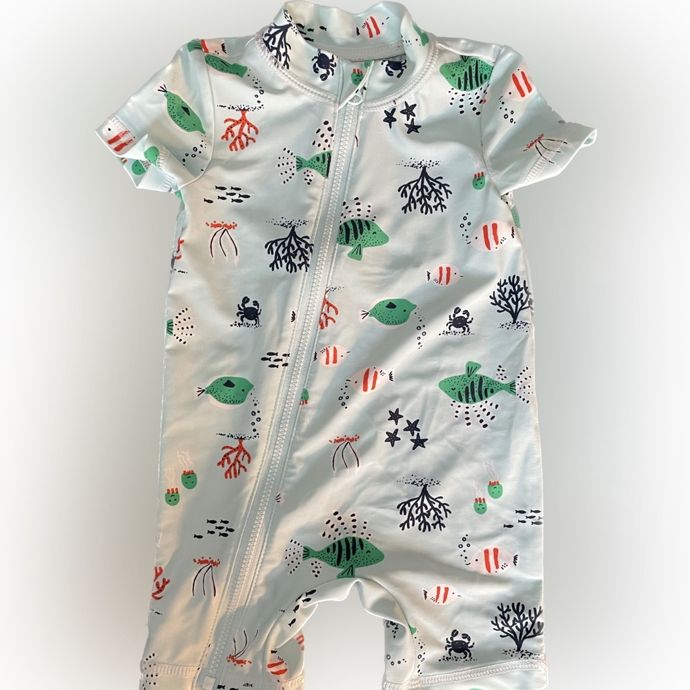 6 month carters boy swim rash guard